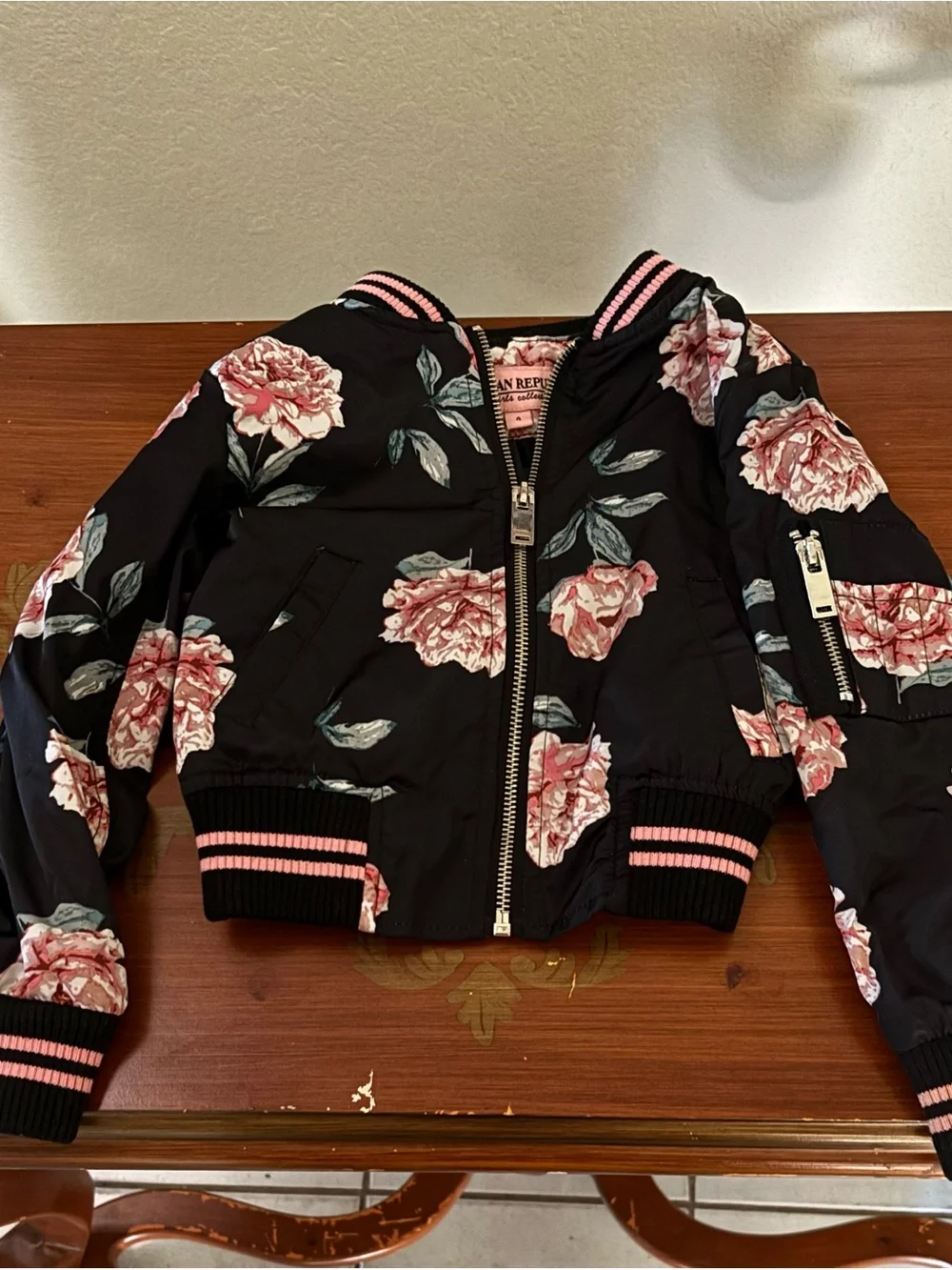 Girls 2-Pc Fall Set: Urban Republic Floral Bomber (4) & Tucker+Tate Sweater (5)